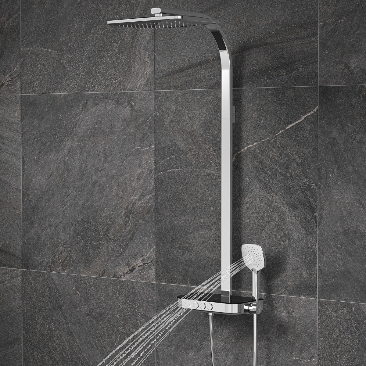 Aquacontrol Charm 360 3F Duş Sistemi