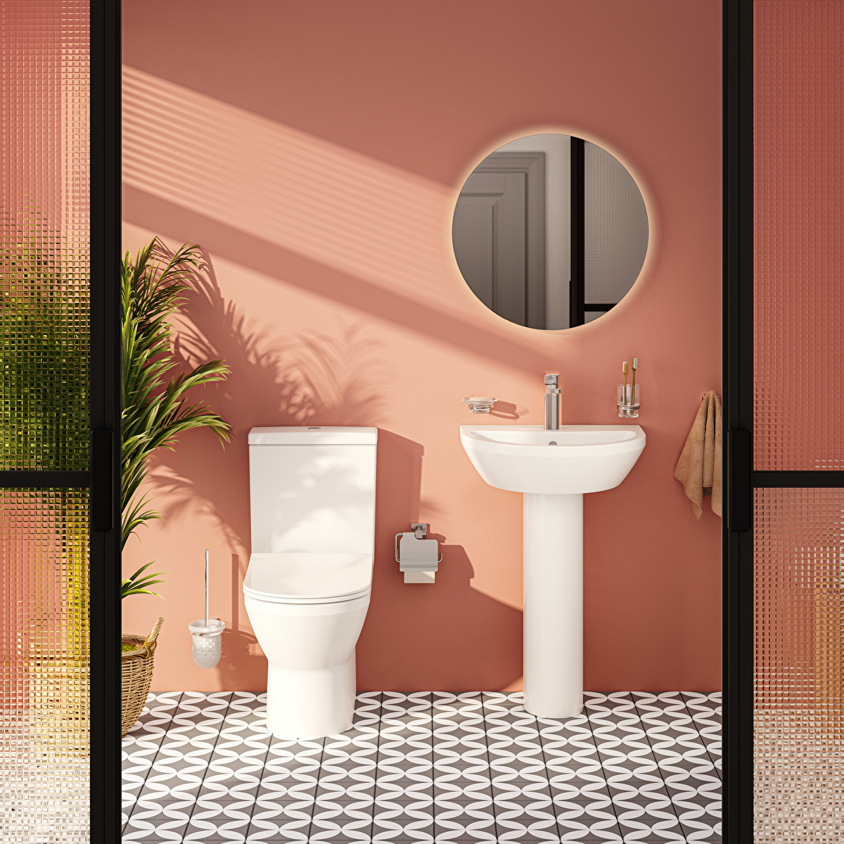 Root Round Lavabo Bataryası