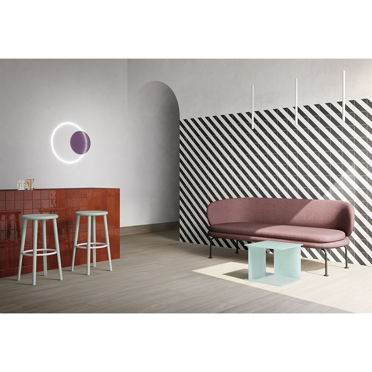 10x10, retromix, Fileli fon, Lava Kırmızı