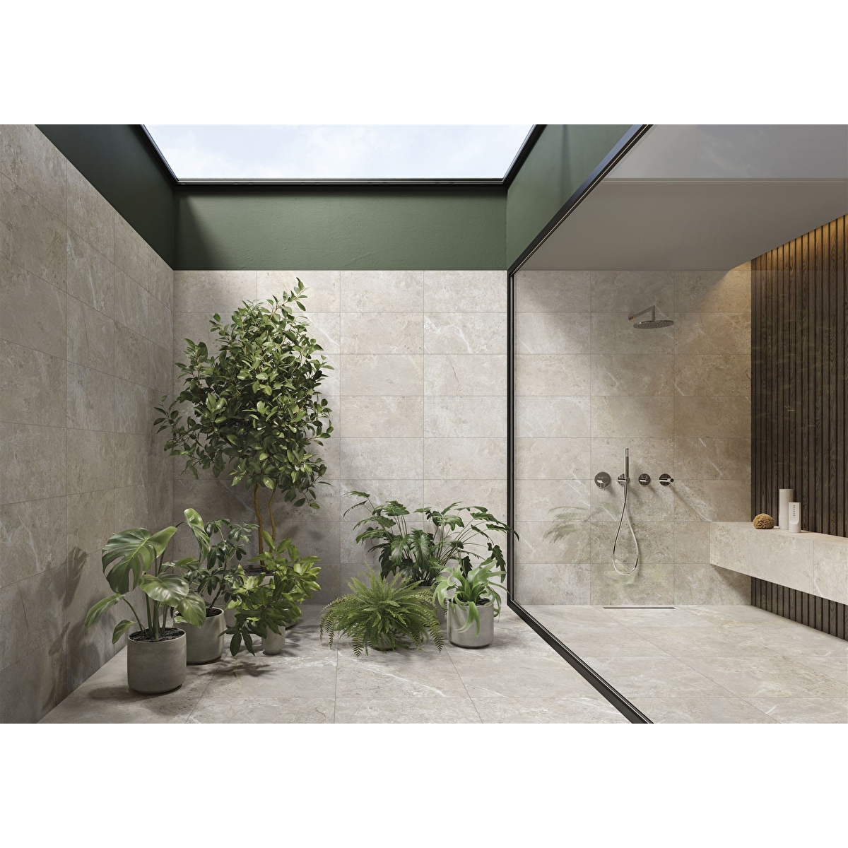 60x60, Boscostone, Fon, Krem, R10B