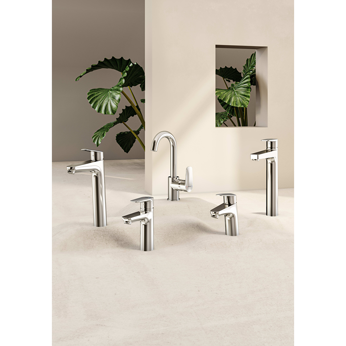 Flow Round Lavabo Bataryası