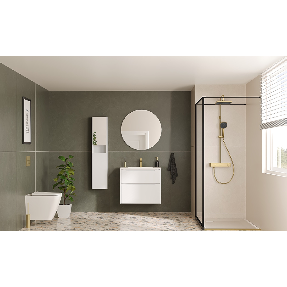 Minimax Square Lavabo Bataryası